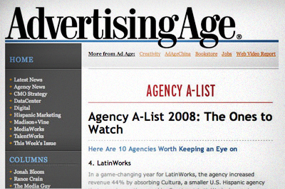 Advertising Age Hispanic Creative Advertising Awards