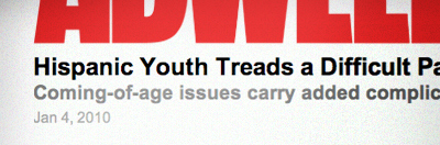 Adweek Article on Hispanic Youth