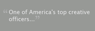 quote: one of America's top creative officers.